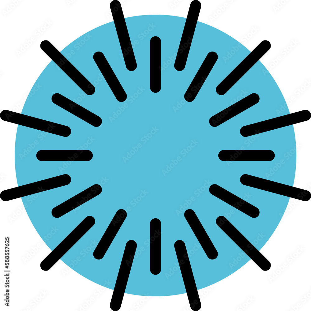 Geometric logo space explosion, circle and flash Geometric logo space explosion, circle and flash
