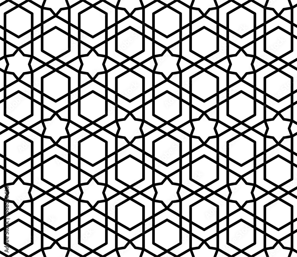 Mashrabiya arabesque arabic seamless pattern Mashrabiya arabesque arabic seamless pattern