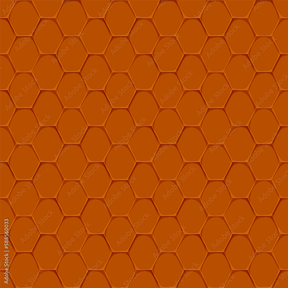 Orange roof tile texture seamless vector pattern Orange roof tile texture seamless vector pattern