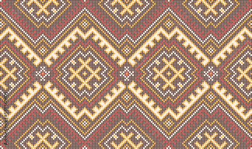 Aztec peruvian mexican knit pattern or ornament