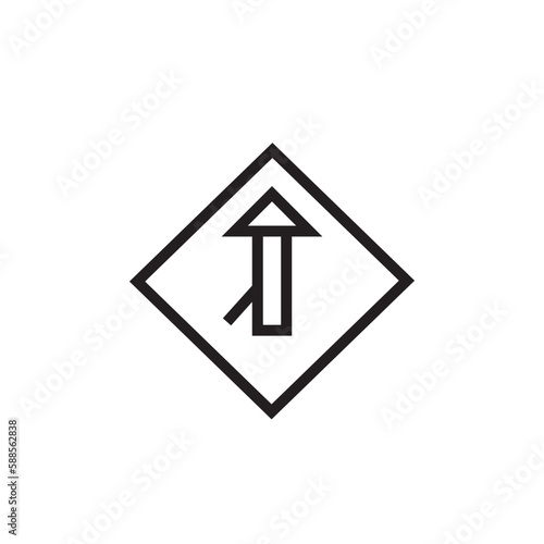 Free Download Lane Merging Left Outline Icon - GFXLoad