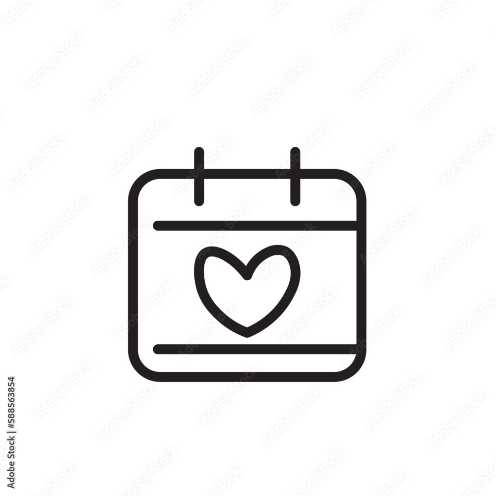 Calendar Date Day Outline Icon Calendar Date Day Outline Icon