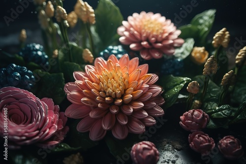 Flower arrangement in honor of Mother s Day