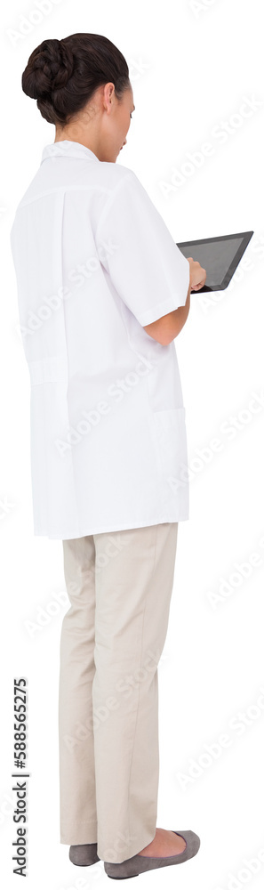 Pretty nurse using tablet pc Pretty nurse using tablet pc