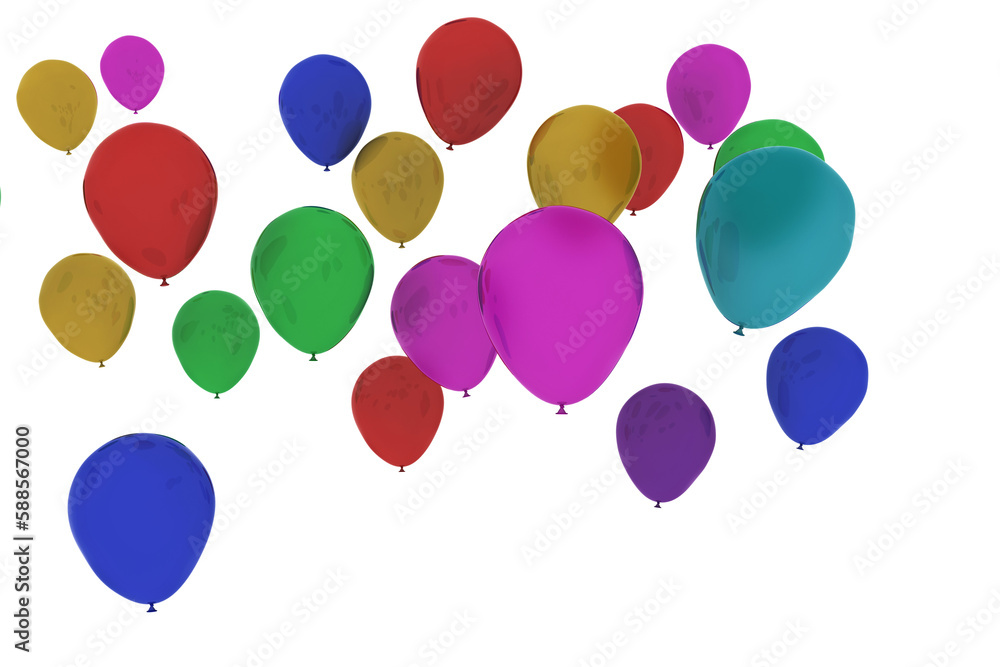 Obraz premium colourful balloons