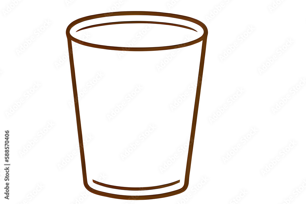 glass of water line transparent background PNG glass of water line transparent background PNG