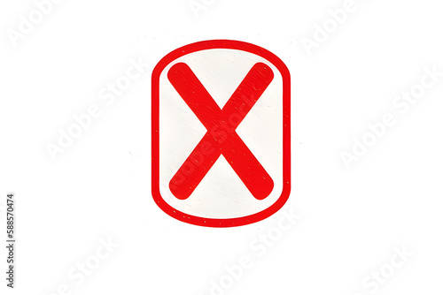 no X icon transparent background PNG