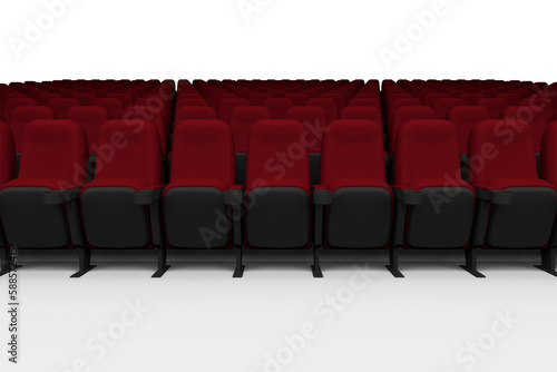 Auditorium seats in row
