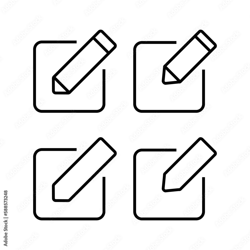 Edit icon vector illustration. edit document sign and symbol. edit text icon. pencil. sign up Edit icon vector illustration. edit document sign and symbol. edit text icon. pencil. sign up