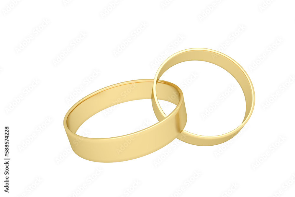 Close-up of wedding rings