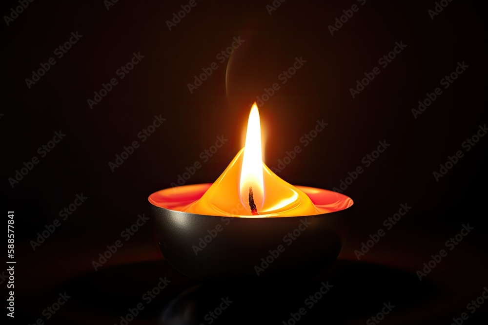 image of a candle flame, which represents inner peace and stillness, to create a calming and meditation image of a candle flame, which represents inner peace and stillness, to create a calming and meditation