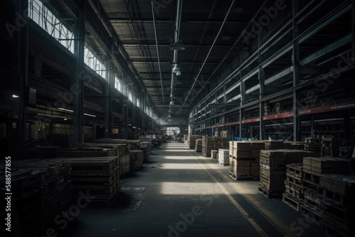 Inside a well organised  warehouse © DYNAMO VISUALS