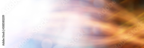 Abstract image of yellow and pink light trails