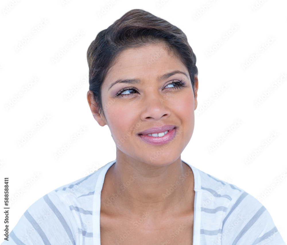 Beautiful woman looking away Beautiful woman looking away