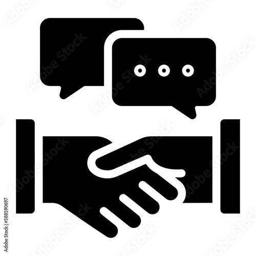 commitment glyph icon