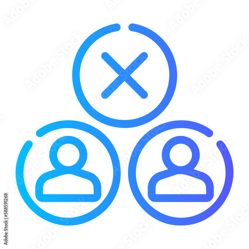 absence gradient icon