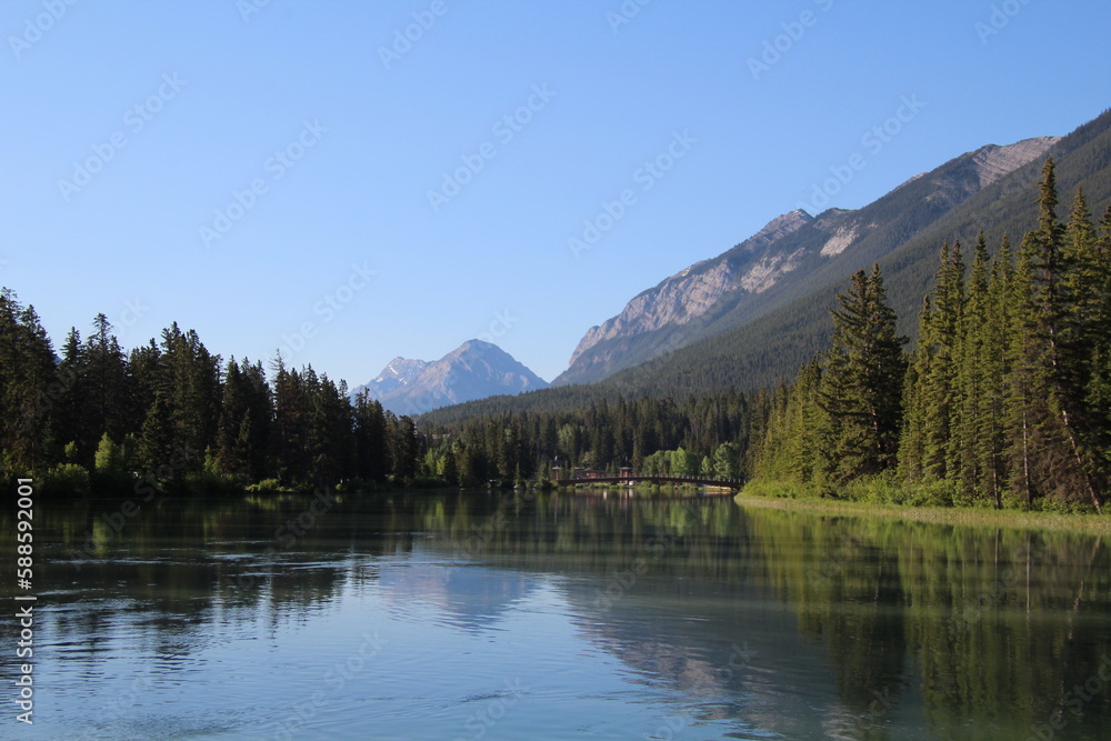 Morning On The Bow River, Banff National Park, Alberta