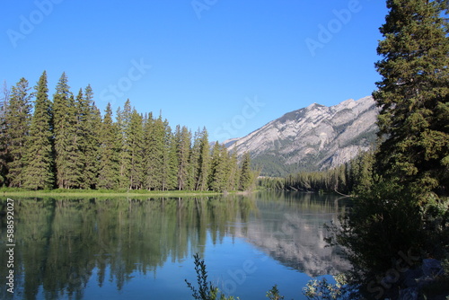 Calm Bow River, Banff National Park, Alberta © Michael Mamoon