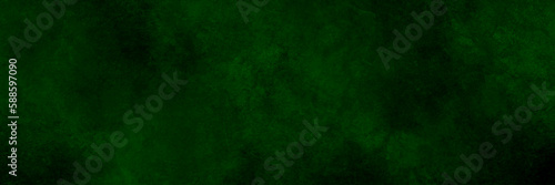 Dark green grunge backdrop with copy space. Halloween abstract - image.