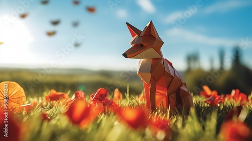 origami fox © Mark