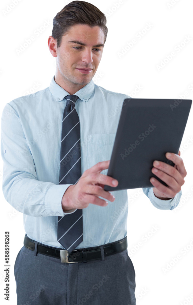 Businessman using digital tablet Businessman using digital tablet