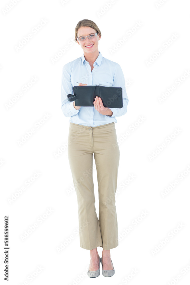 Smiling businesswoman looking at camera Smiling businesswoman looking at camera