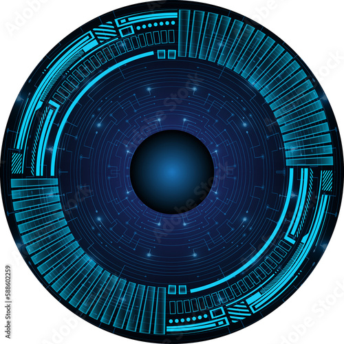 eye cyber circuit future technology