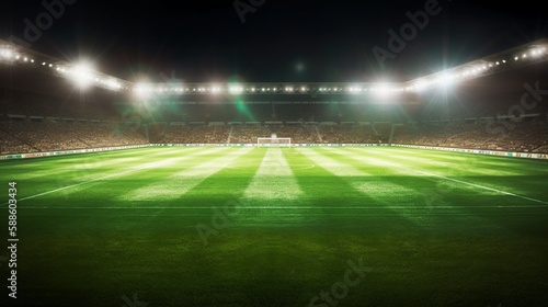 Textured soccer game field © JW Studio