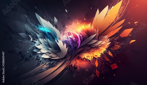 Amazing and classy abstract background illustrations AI-generated