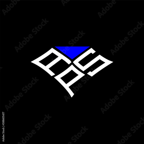 APS letter logo abstract creative design. APS unique design	