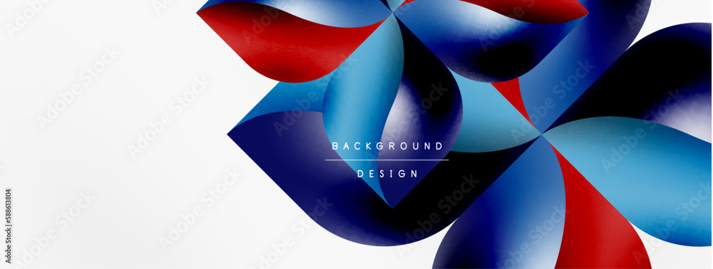 Vector abstract geometric background. Techno flower petals concept. Wallpaper or texture design, bright poster, banner, flyer Vector abstract geometric background. Techno flower petals concept. Wallpaper or texture design, bright poster, banner, flyer