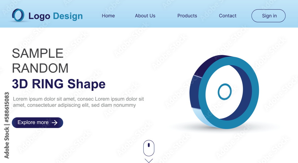 Startup business design concept with ring in 3d, laptop and hourglass. Isometric vector illustration. Landing page template for web Startup business design concept with ring in 3d, laptop and hourglass. Isometric vector illustration. Landing page template for web