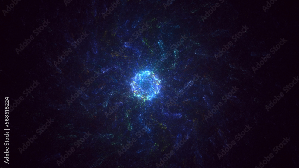 3D rendering abstract circle light background 3D rendering abstract circle light background