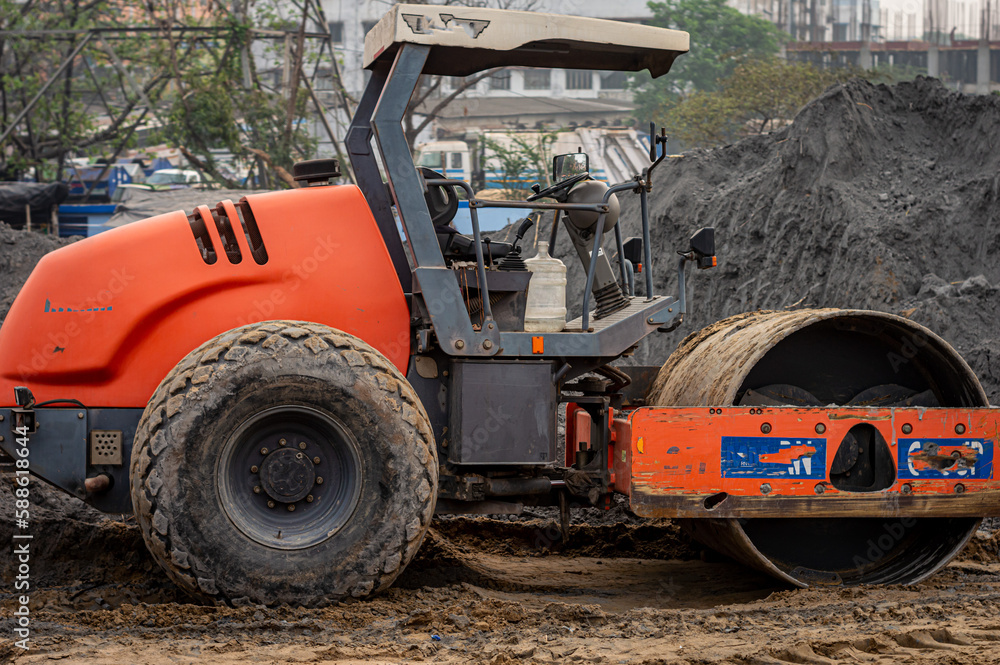 Obraz premium bulldozer at work