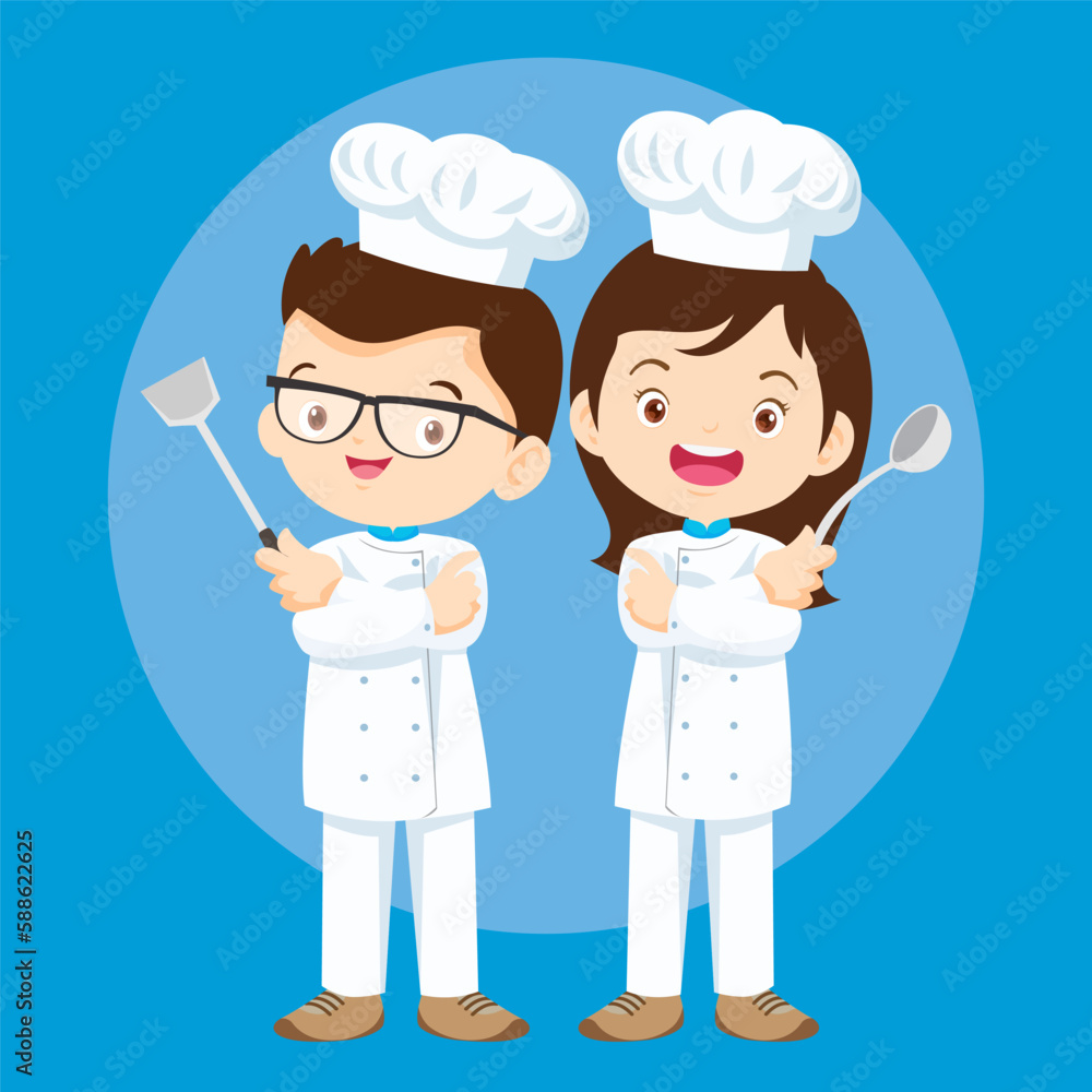 cute little chef kids boy and girl character 8 cute little chef kids boy and girl character 8