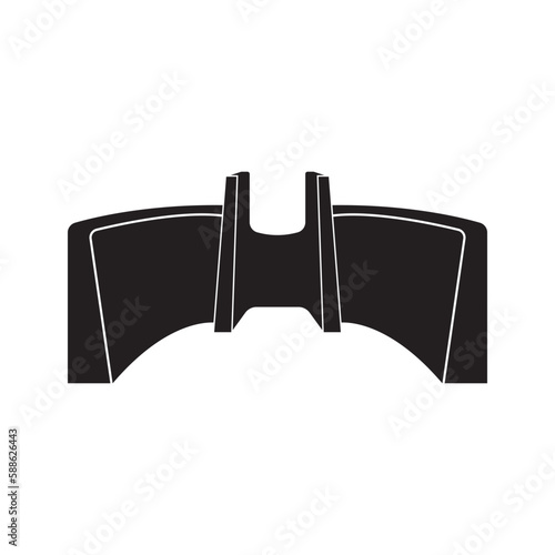 Water dam logo icon,illustration design template