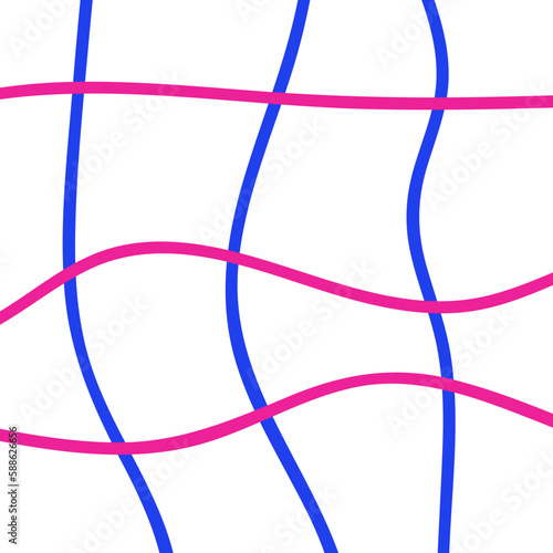Blue Grid Graphic Lines Background 