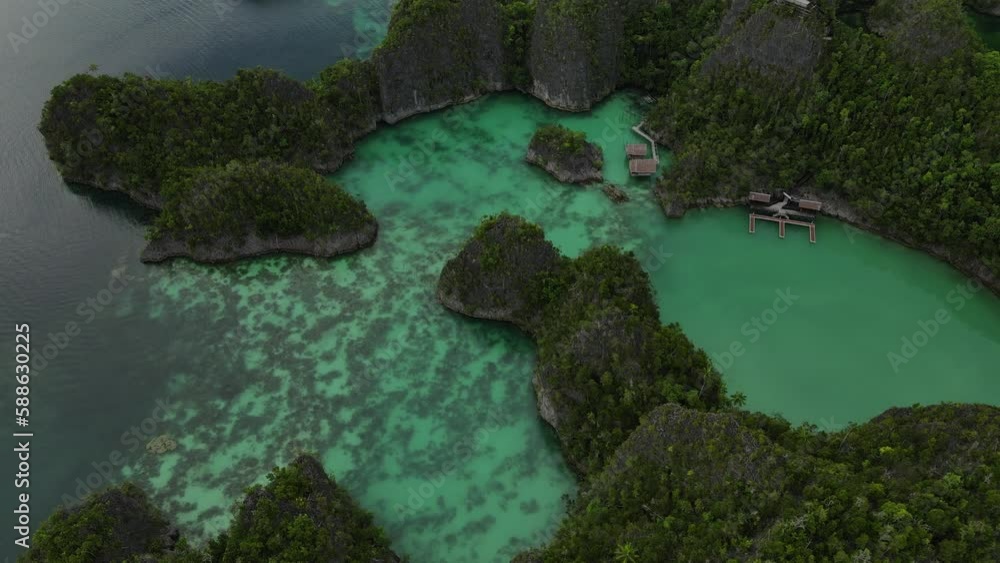 drone shot of beautiful island in asia drone shot of beautiful island in asia