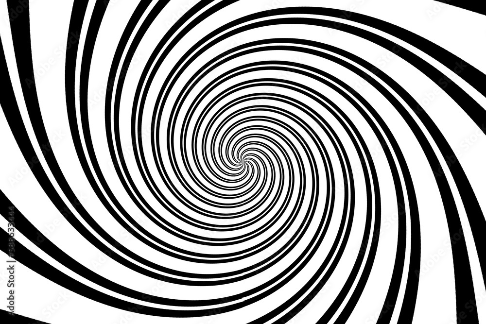 Black and white circle tunnel background/ Black and white circle tunnel background/