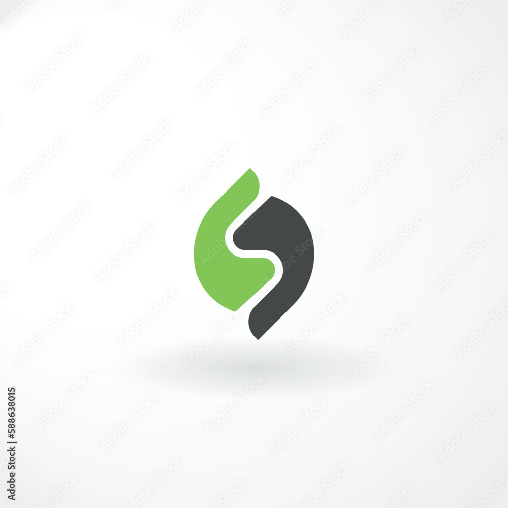 Vector Logo - Monoggram Letter G - Abstract Style Logo Vector Logo - Monoggram Letter G - Abstract Style Logo