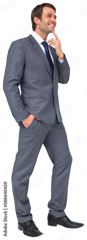 Thinking businessman Thinking businessman