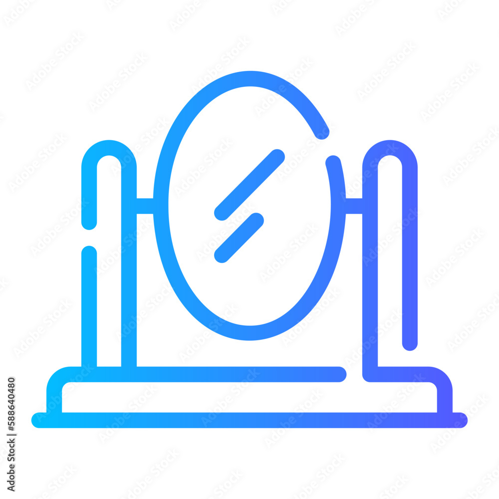mirror gradient icon