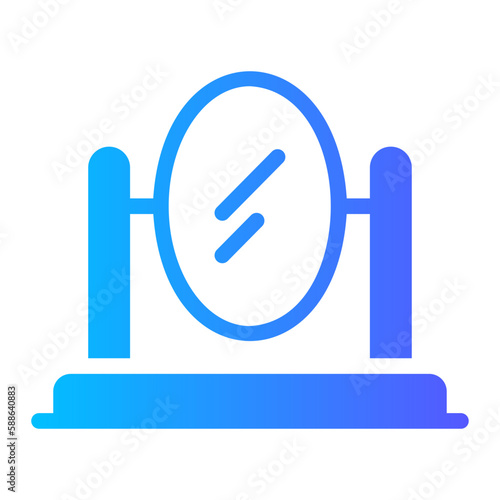 mirror gradient icon