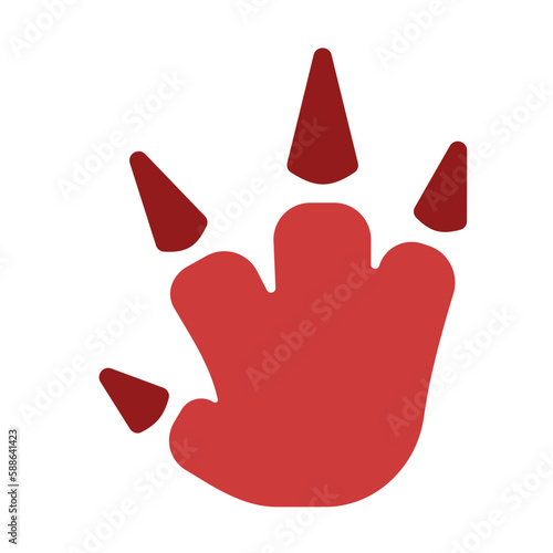 allosaurus footprint