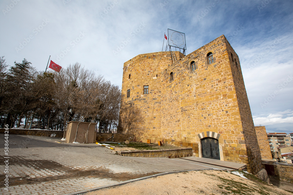 Nigde Castle in Nigde City of Turkey