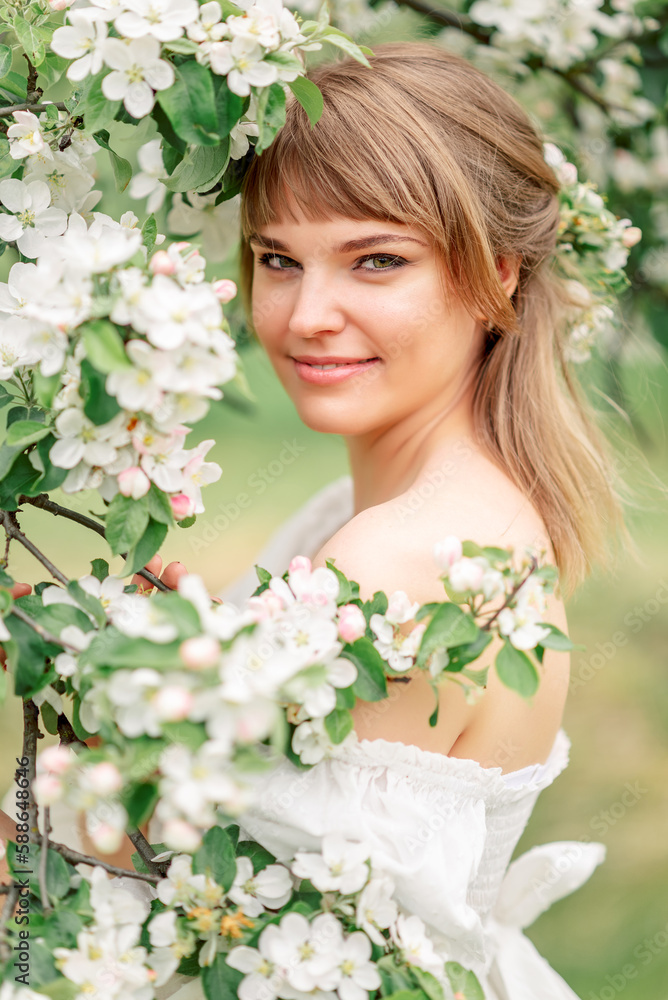 Beautiful woman face with perfect skin - close up Beautiful woman face with perfect skin - close up