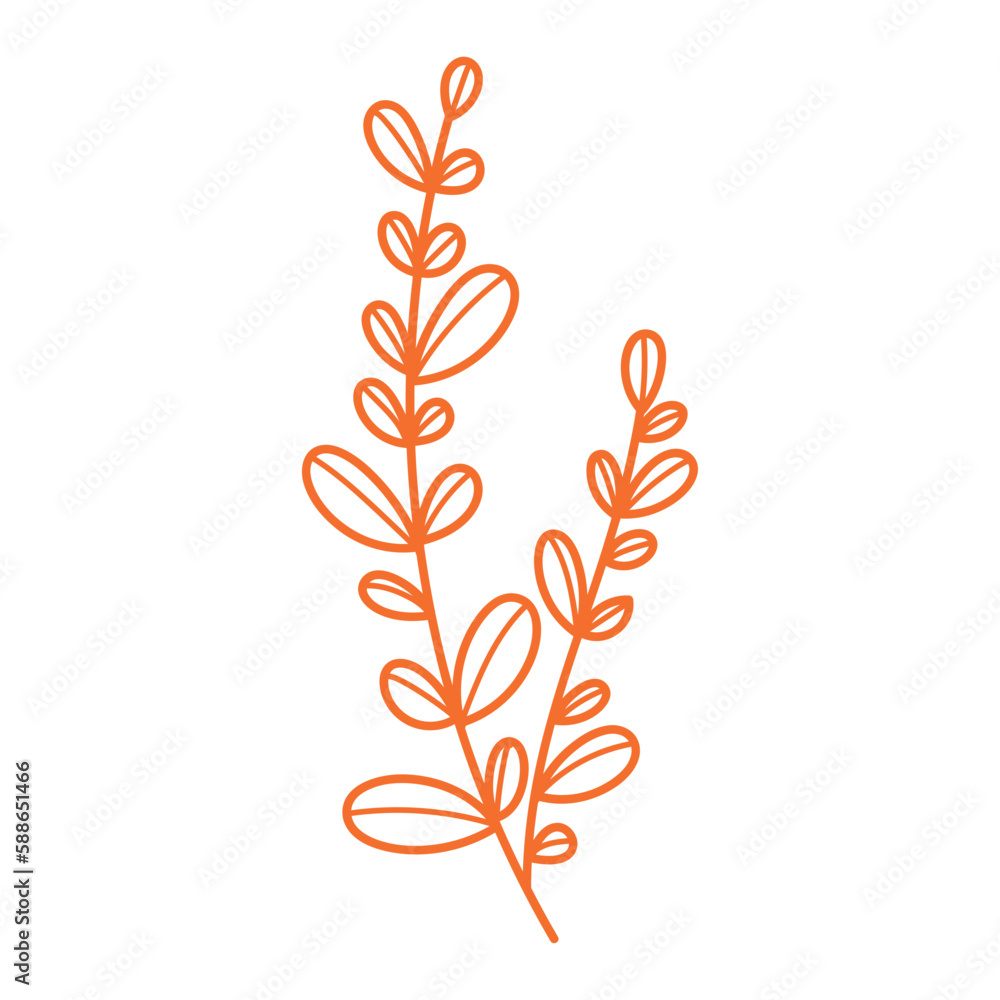 Hand Drawn Plant Outline Doodle Icon Hand Drawn Plant Outline Doodle Icon