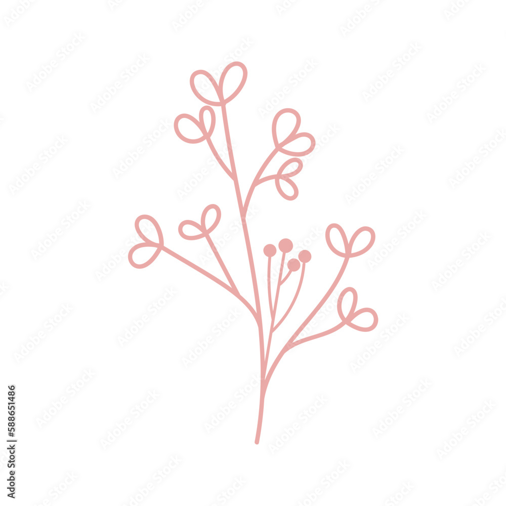 Hand Drawn Plant Outline Doodle Icon