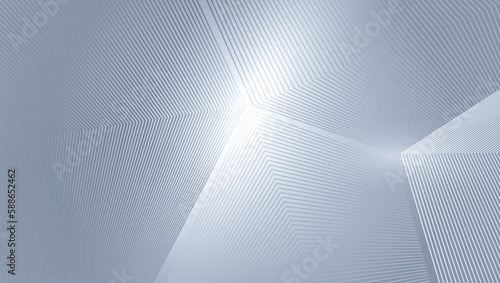 Canvas-taulu Grayish white line texture texture background shape is like looking up tall buil