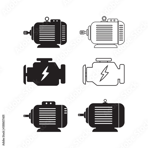 Electric motor icon